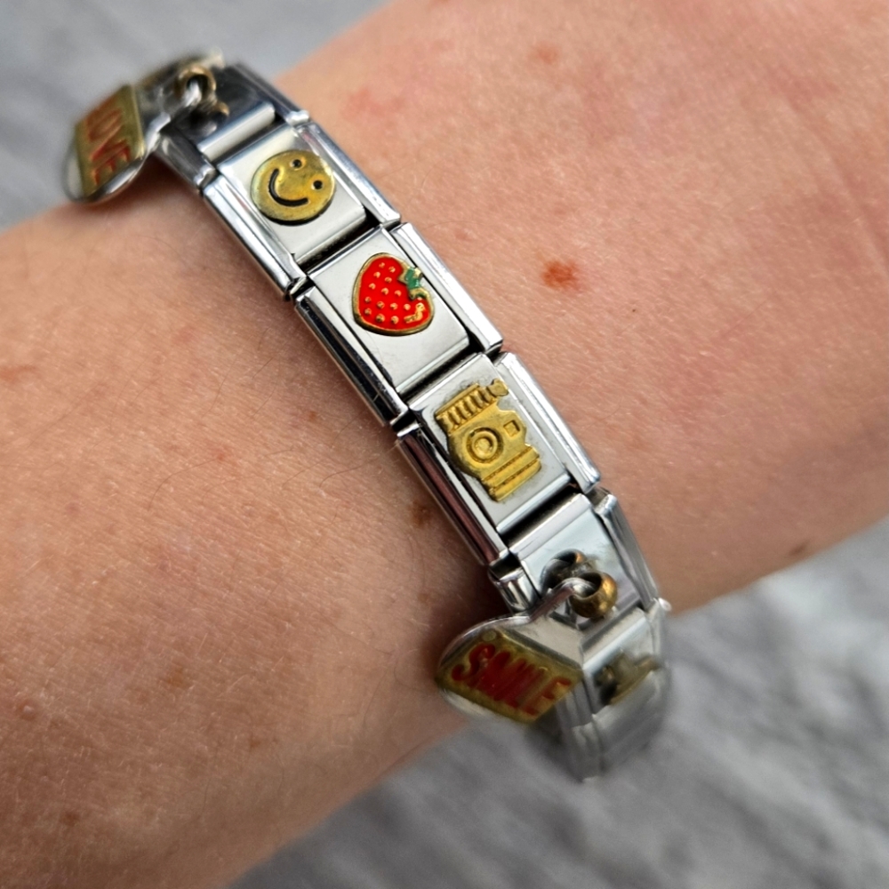 Y2k Italian Charm Bracelet - Vintage
